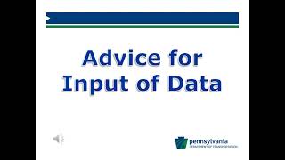 gINT Training Part II gINT Input & Input Advice Video