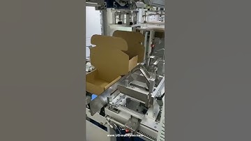 Flip tray carton box forming folding machine plane shape box erecting machine