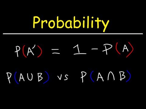 Video: Vad är komplement i sannolikhetsmatematik?