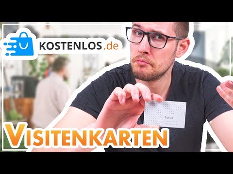 Video: So Bestellen Sie Visitenkarten