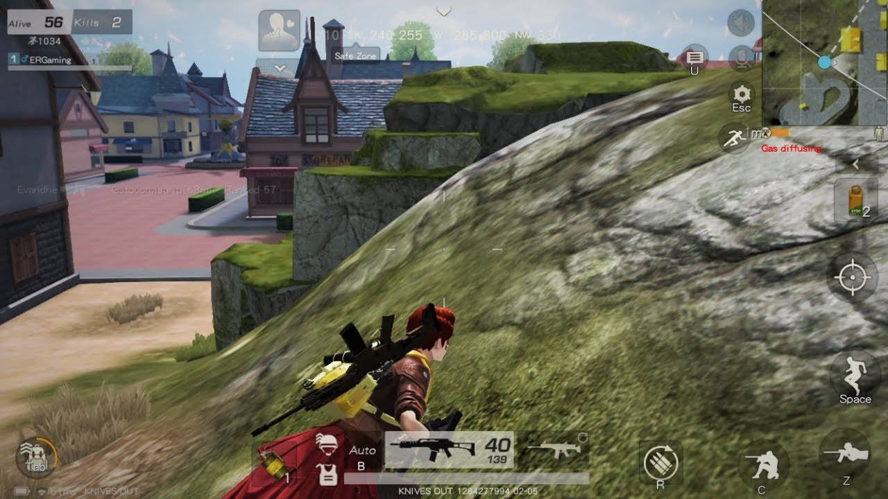 Knives Out Battle Royale 1 vs squad 2021 gameplay YouTube