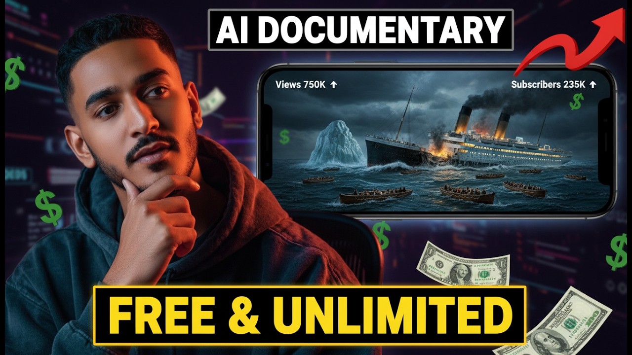AI Documentary Videos Making Tutorial (Step-By-Step)  NO WATERMARK | FREE & UNLIMITED