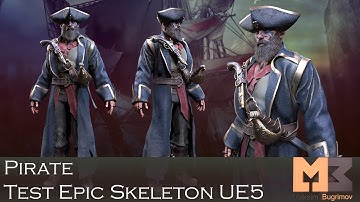 Pirate Test Epic Skeleton UE5