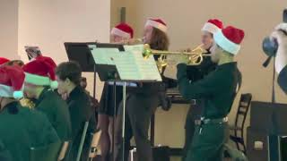 Gabe in the Appleton West HS Christmas Concert at Appleton Fox River Mall in Wisconsin