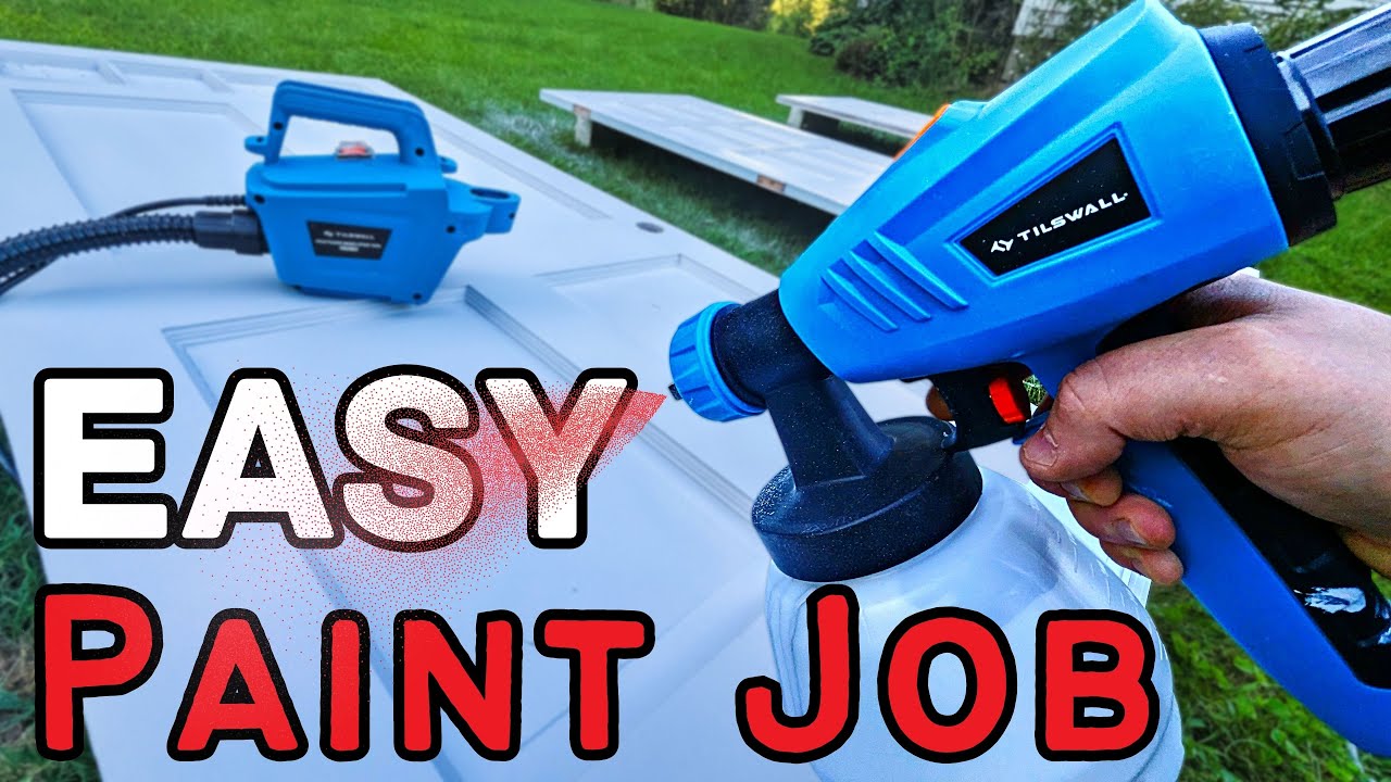 Why I Gave the Tilswall's Paint Sprayer an 8/10! Tilswall 800W HVLP