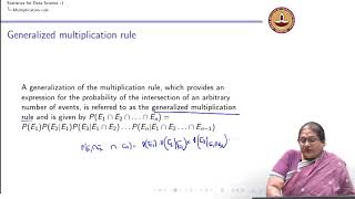 Lecture 7.3 - Conditional Probability - Multiplication rule