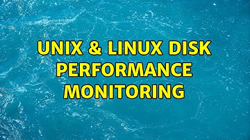 Unix & Linux: Disk Performance Monitoring (2 Solutions!!)