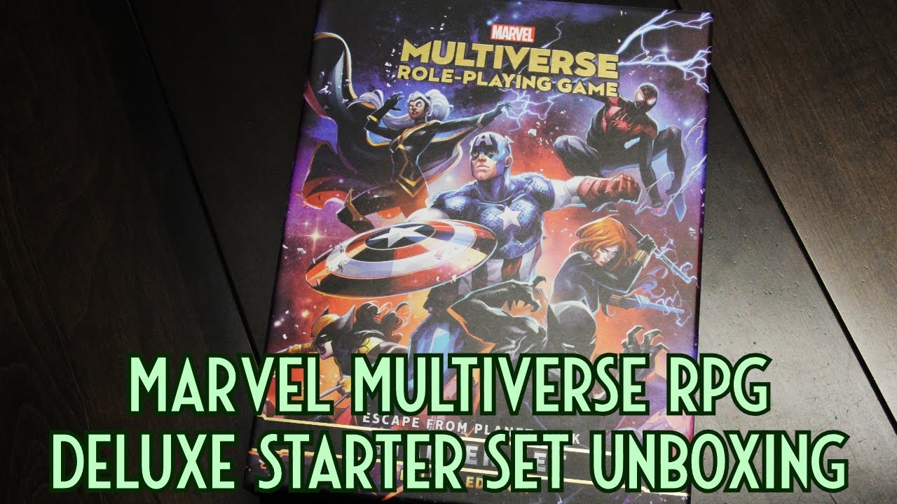 Marvel Multiverse RPG Deluxe Starter Set Unboxing