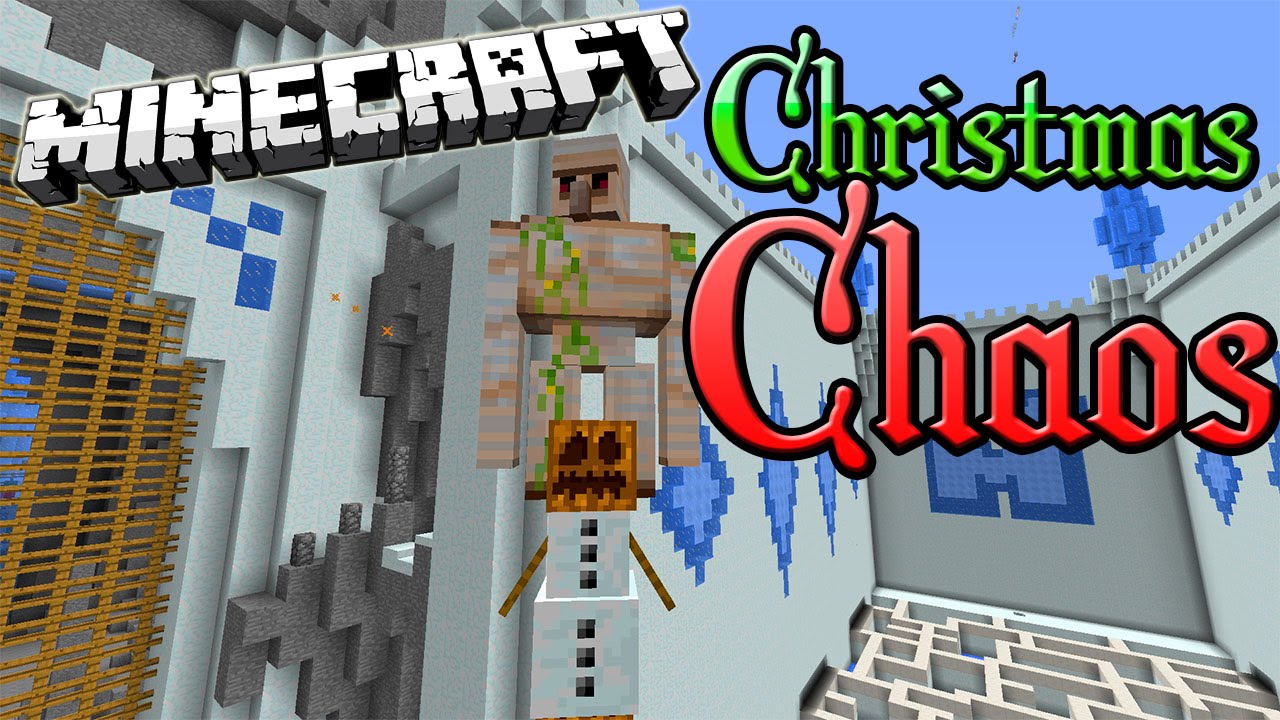 Minecraft Christmas Chaos CHRISTMAS MINIGAME YouTube