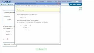 Additive property of equality with whole numbers