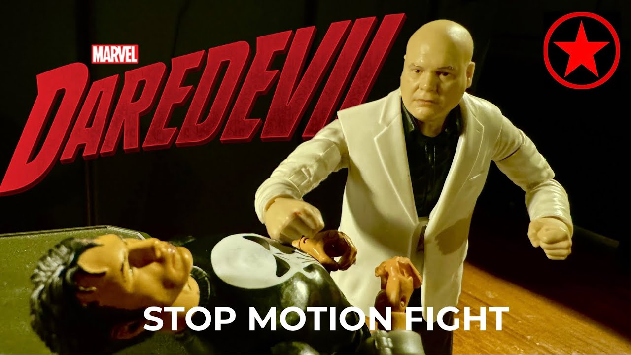 PUNISHER vs KINGPIN | Stop Motion Fight | Daredevil Season 2