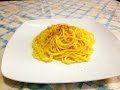 Spaghetti al Limone, Zafferano e Bottarga