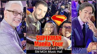 David Corenswet, James Gunn, and Peter Safran at Superman Fan Event 2025