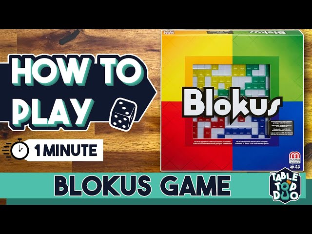 Blokus, la règle du jeu en 5 mn on Vimeo