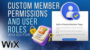 How to Create Custom Member Permissions and User Roles in Wix | Wix Tutorial (2025)