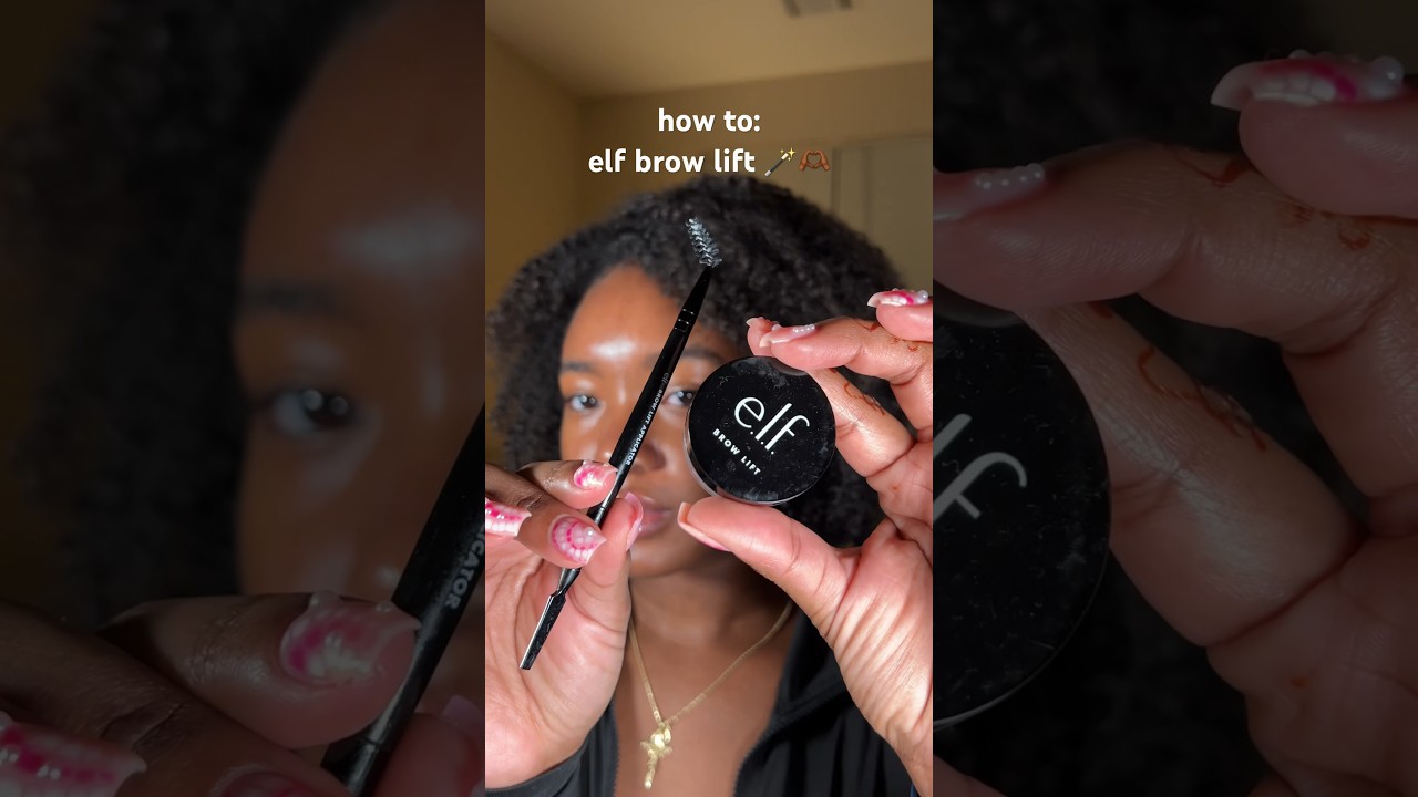 how to use elf brow lift 🫶🏾 