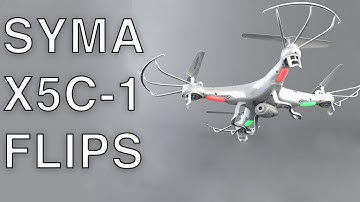 Syma x5c-1 Indoor Flip Test Footage