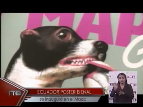 Ecuador Poster Bienal se inauguró en el Maac