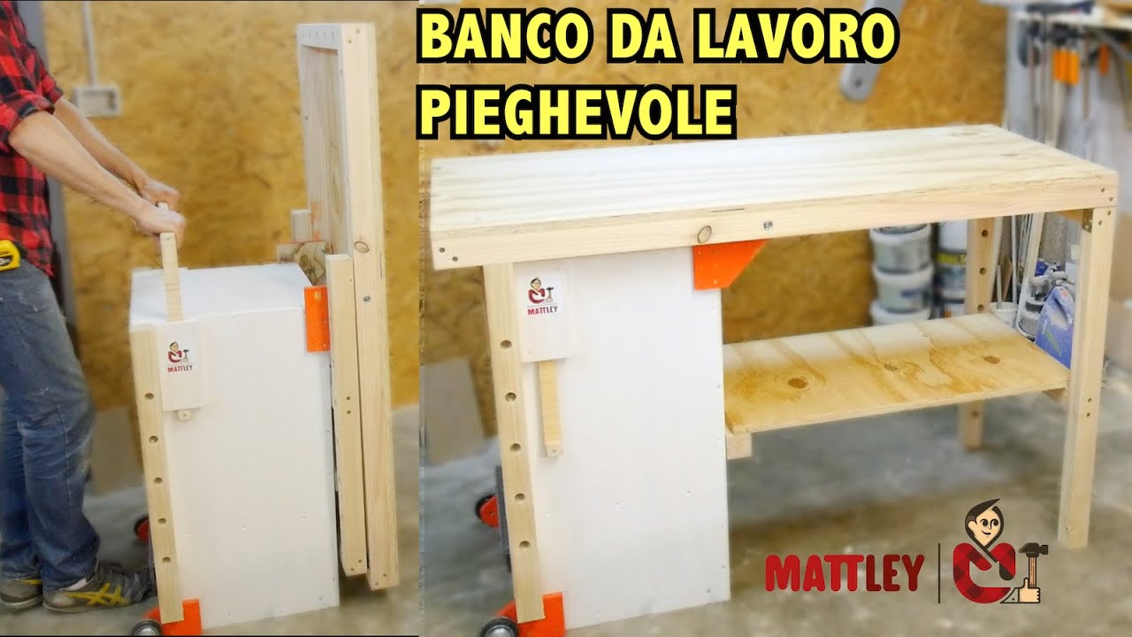 Banco da lavoro pieghevole fai da te folding workbench youtube