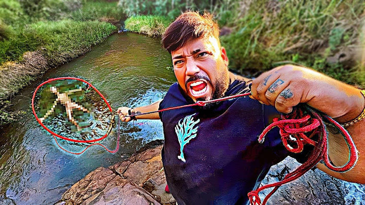 ENCONTREI COISAS BIZARRAS NA PESCA MAGNÉTICA NA CACHOEIRA SECRETA