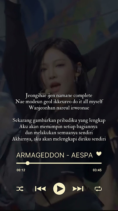 AESPA  | ARMAGEDDON (SUB INDO) #AESPA #ARMAGEDDON #LIRIK #INDOLIRIK #LIRIKSUBINDO #COLORCODEDLYRICS