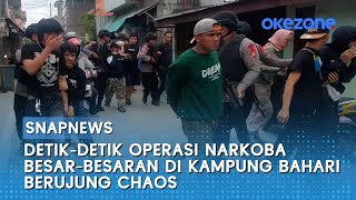 Detik-detik Operasi Narkoba Besar-besaran di Kampung Bahari Berujung Chaos