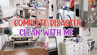 *COMPLETE DISASTER* CLEAN WITH ME! EXTREME SPEED CLEANING MOTIVATION!
