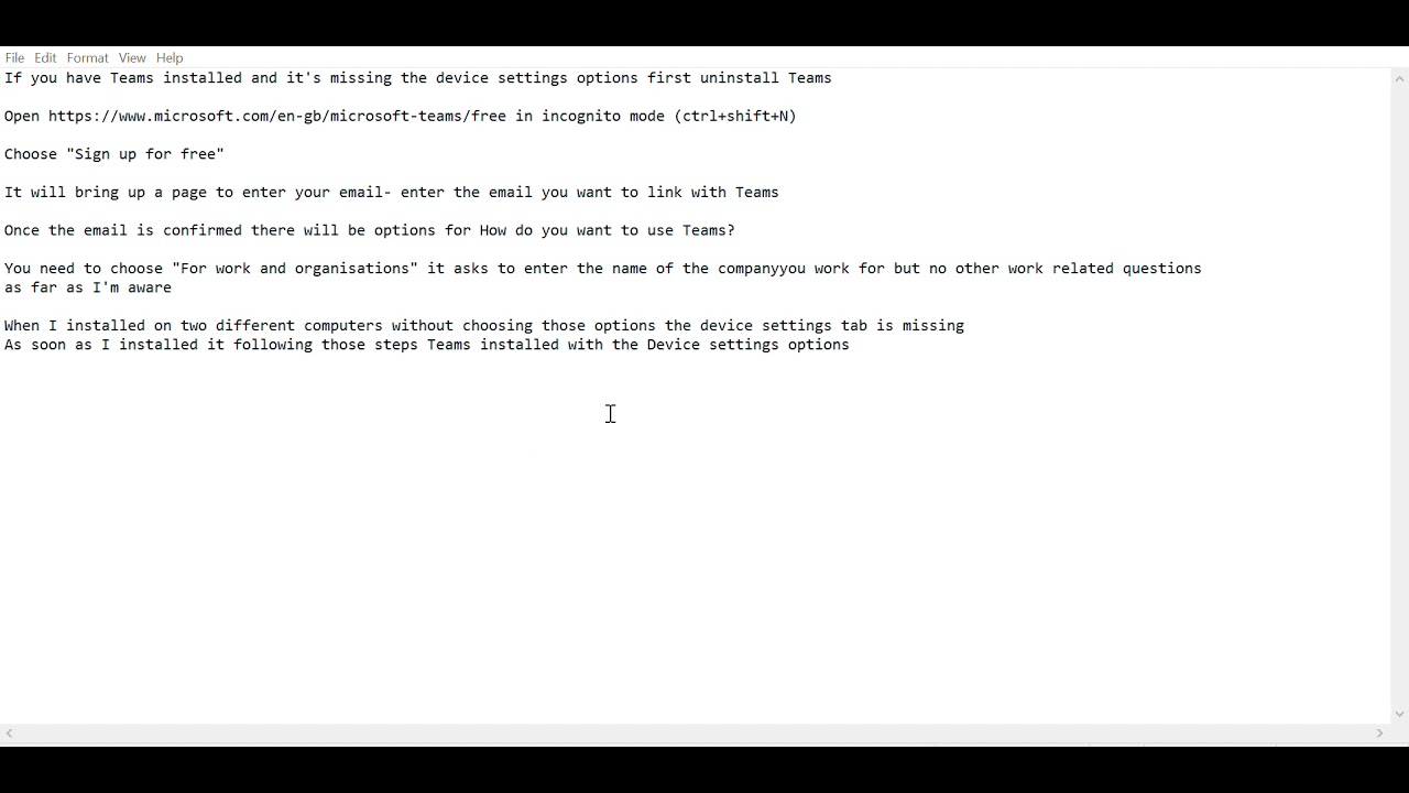 Workaround for Device settings menu is missing in Teams Desktop - YouTube