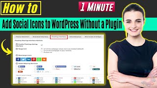 How to Add Social Icons to WordPress Without a Plugin 2024