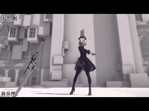 原神角色與尼爾B2角色動作完整版(大劍動作)