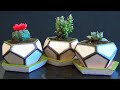 DIY Cement Flower Pot | How to make a flower pot of cement | Concrete pots | Cement pot