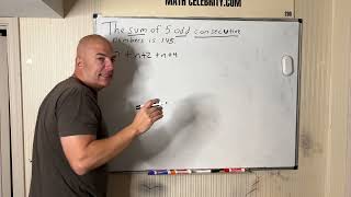 The Sum Of 5 Consecutive Numbers Is 145