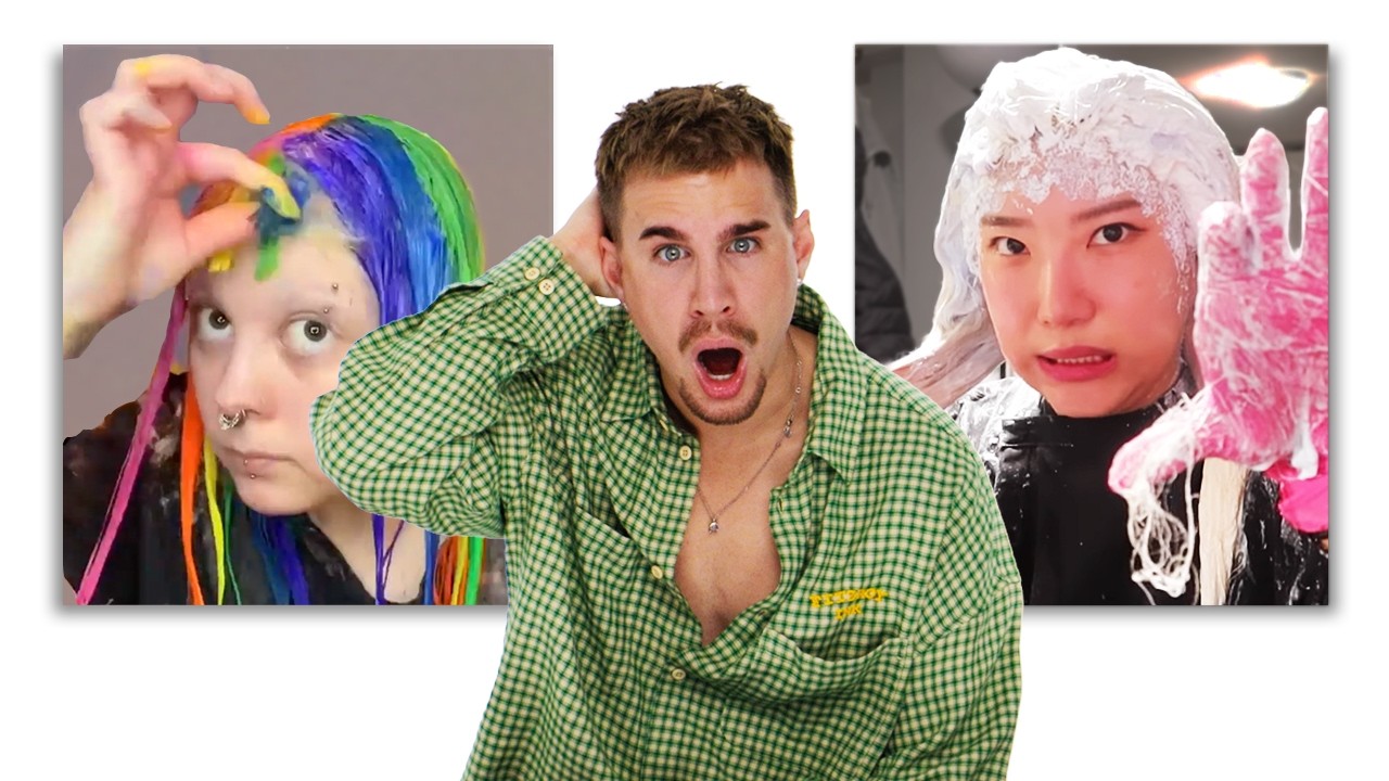 Bleaching Gone WRONG… Their Hair Literally Fell Off