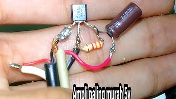 Ampli micro paling sederhana pake 1 tr c945