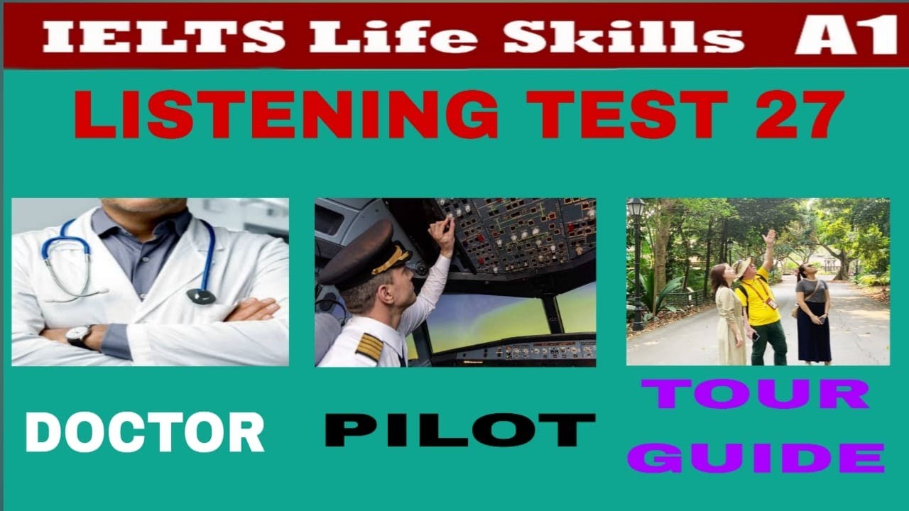 IELTS Life Skills A1 Listening Test 27 2021 By TFLS YouTube
