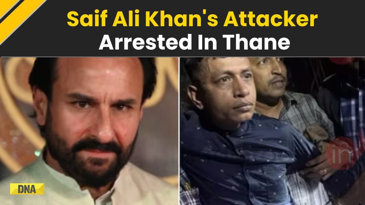 Saif Ali Khan Attack: Saif's Attacker Arrested In Thane, Confesses To ...