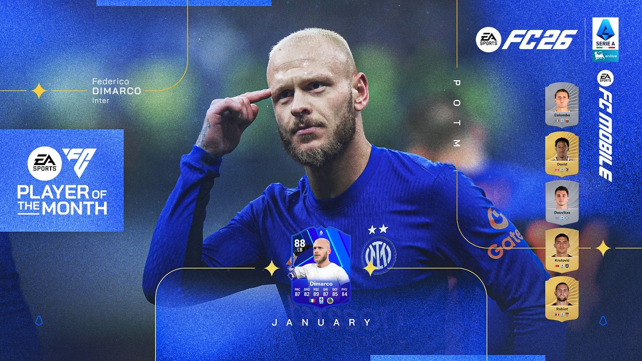 Best of Federico Dimarco | EA Sports FC Player of the Month: January 2026 | Serie A 2025/26