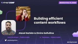 Building efficient content workflows