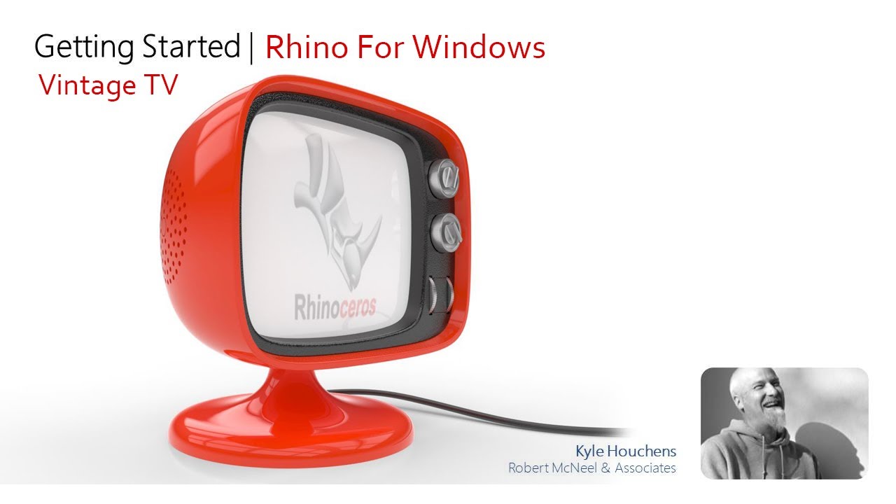 Getting started Rhino 8 for Windows- Vintage TV full build - YouTube