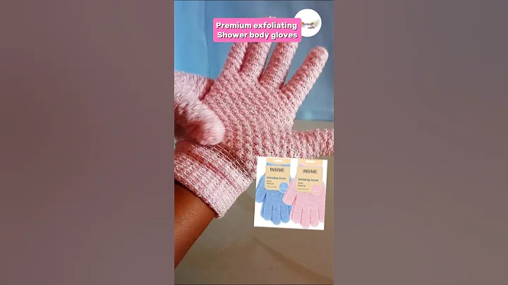 Exfoliating shower gloves - honest review.  #amazon #exfoliatingproducts #productreview
