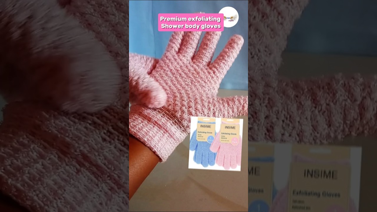 Exfoliating shower gloves - honest review.  