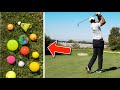 Random Ball Golf Challenge vs. PGA Pro!!