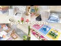 packing orders 📦 shopee, where I buy resin materials, new printer ft. Nelko