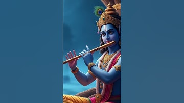 कृष्ण की मंत्रमुग्ध कर देने वाली बांसुरी धुन | Krishna Flute Music #shortsfeed #krishnaflute