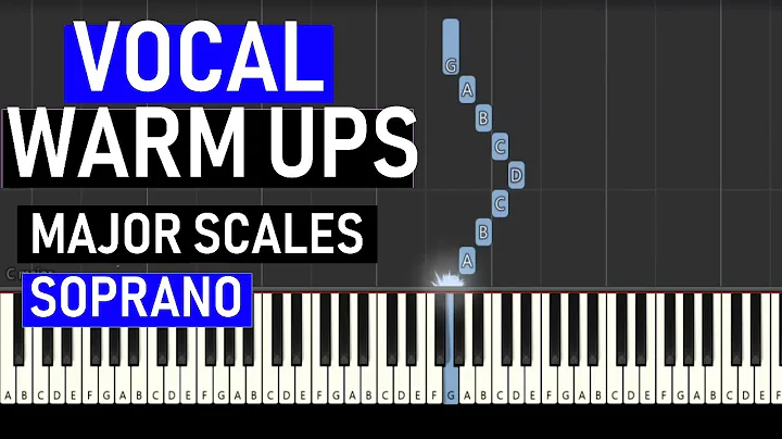 Vocal warm ups - Major scales through two octaves for Soprano