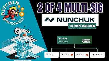 How to Set Up a 2-of-4 Honey Badger Multisig Wallet with Nun-chuk