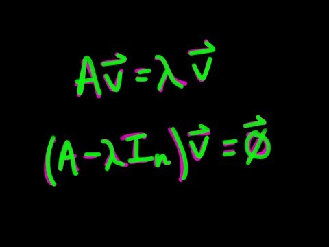 Intro to Eigenvectors & Eigenvalues: Eigenstuff (1/4) [Passing Linear Algebra]