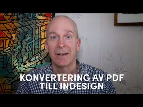 Konvertering av PDF till Indesign