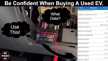 How Do I? Find EV Battery Data You Need To Check Using OBDII (OBD2) | KC Talks EV