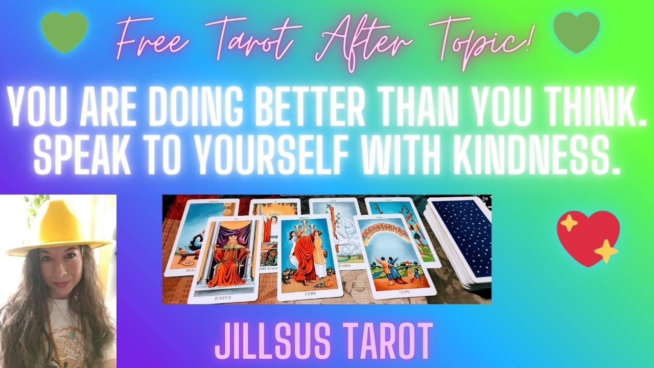 💚FREE & U ARE DOING BETTER THAN U THINK. SPEAK TO YOURSELF WITH KINDNESS.💚